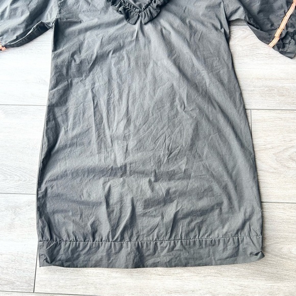 Maryley Black Ruffles Sundress Coverup Dress Made in Italy - Picture 7 of 13